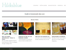 Tablet Screenshot of hildablue.com